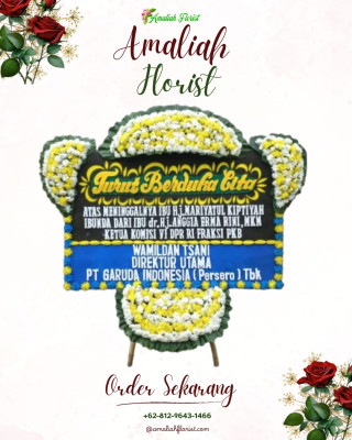 Papan Bunga Duka di Pengkok
