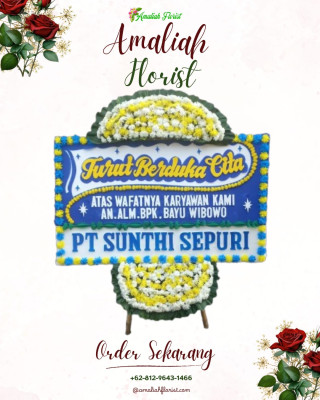 Papan Bunga Duka di Pengkok
