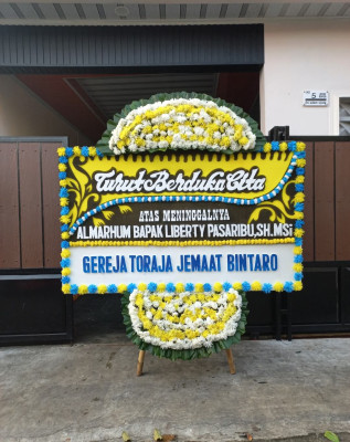 Papan Bunga Duka di Pengkok